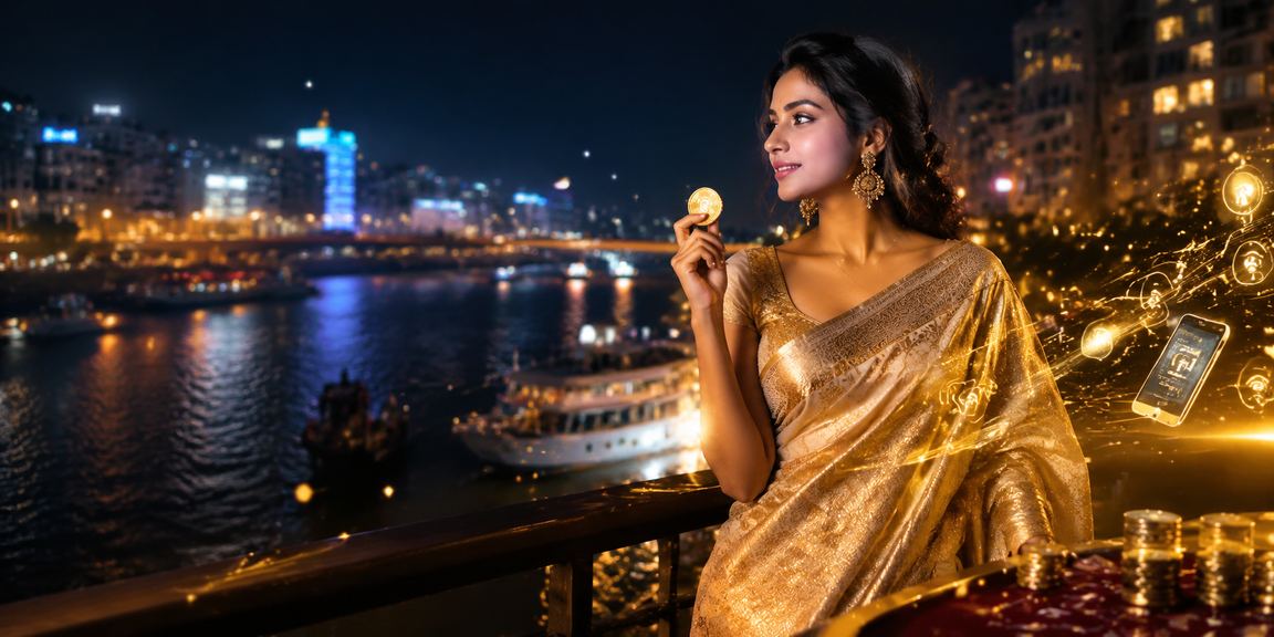 ঢাকায় শাড়ি পরা নারী ব্যাকারেট গেমে ভিআইপি অভিজ্ঞতা উপভোগ করছেন