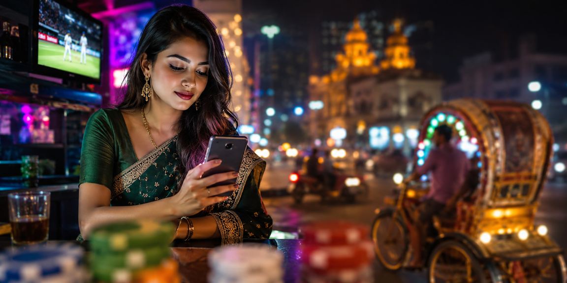 ঢাকায় রাতের বাজারে ক্রিকেট বেটিং অডস দেখছেন একজন ব্যবহারকারী